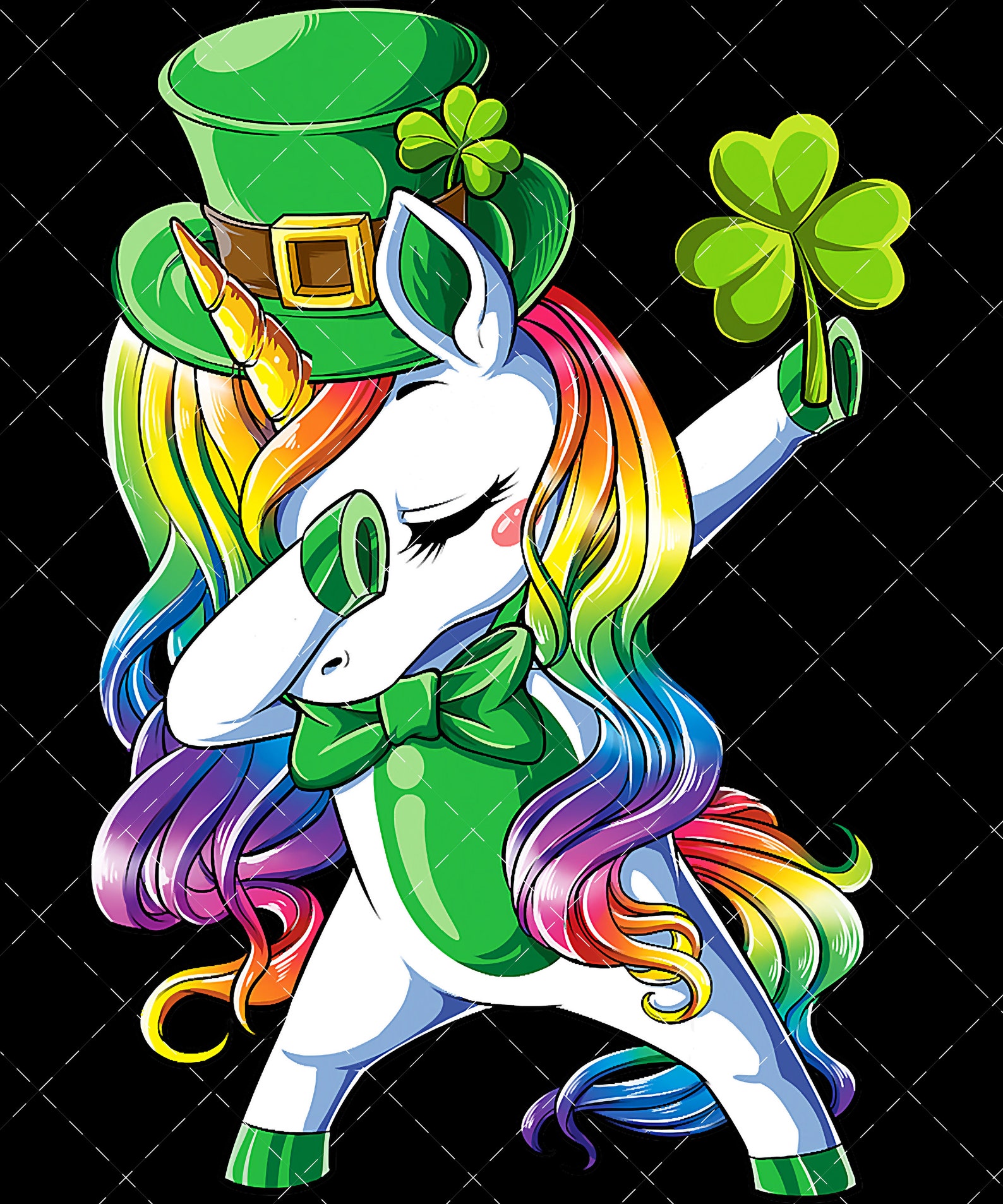 st patricks day unicorn cake