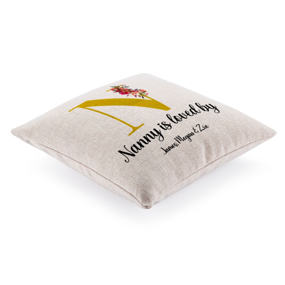 Personalised Pillow Cover Customised Pillow Case Grandma Etsy