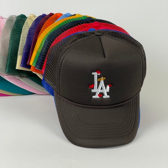 LA Los Angeles Trucker Cap Baseball Hat 
