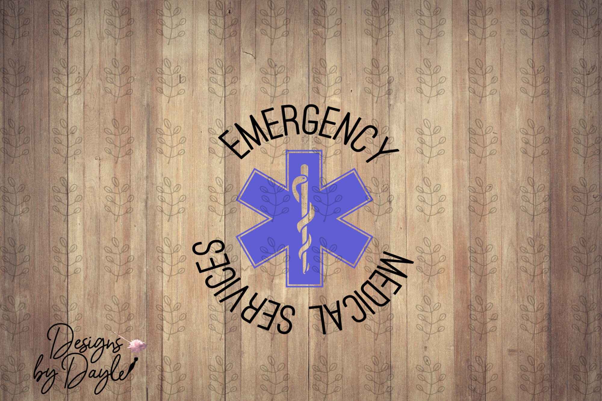 Ems Decal / Paramedic / EMT / Car Decal / Laptop Decal 5x5.2 Etsy
