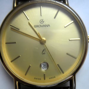 Grovana Swiss quartz watch in great condition in original box