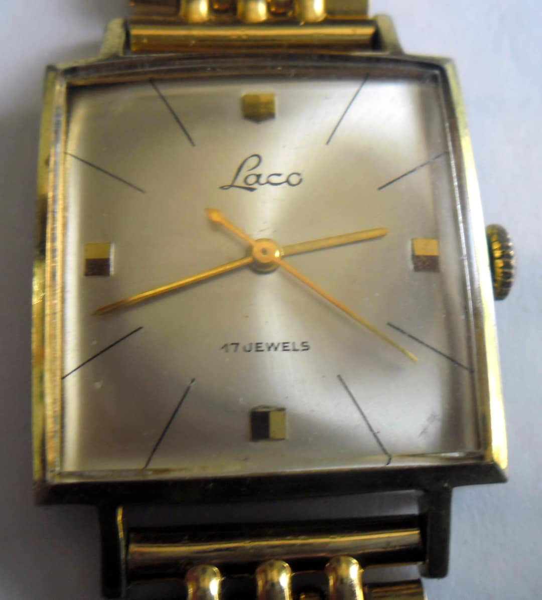 Damenuhr Laco Gold Uhr Laco Gold Plated, 17 Jewels Norway