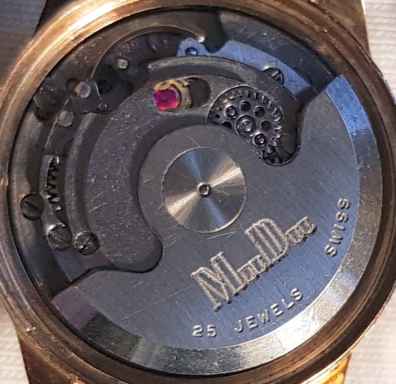 Mudu 25 Jewels Automatic Swiss Made Gold Plated 60 s Doublematic Ladies Etsy UK