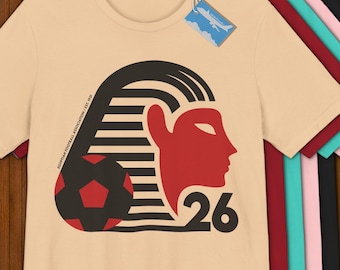 Egypt World Cup 2026 National Football Tee! Official Retro Egyptian Soccer Association Shirt! Go Pharaohs!