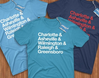 North Carolina Städte! Reppin' Charlotte, Asheville, Wilmington, Raleigh & Greensboro!