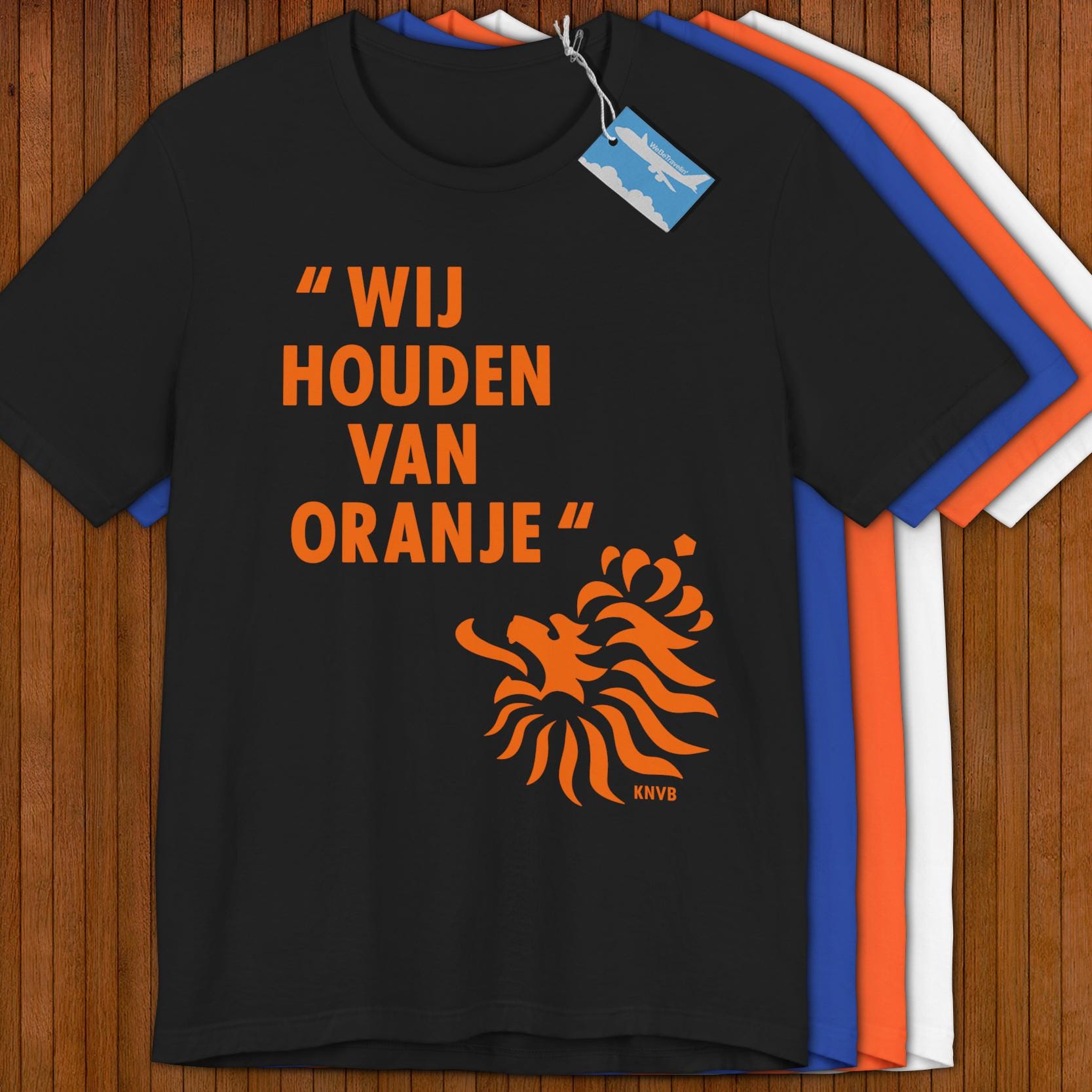 オランダサッカー「Wij Houden Van Oranje」シャツ！レトロなオランダ