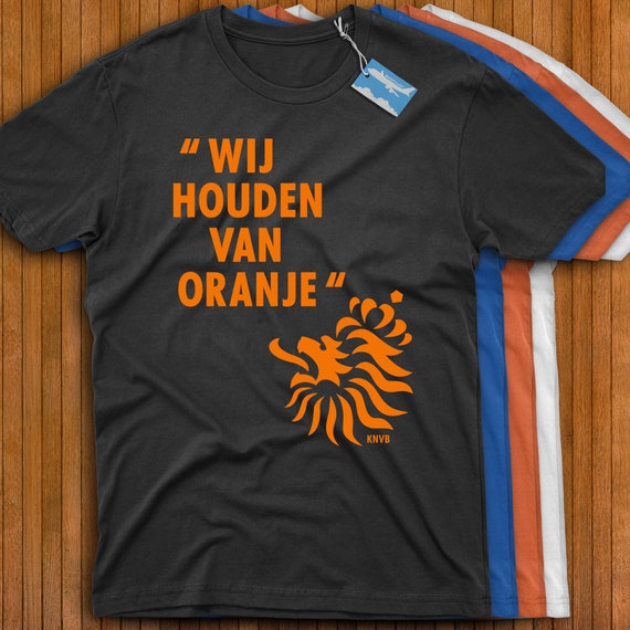 invoegen Doe het niet knal Netherlands Football wij Houden Van Oranje Shirt - Etsy Finland