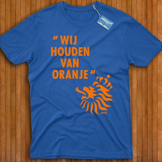 invoegen Doe het niet knal Netherlands Football wij Houden Van Oranje Shirt - Etsy Finland
