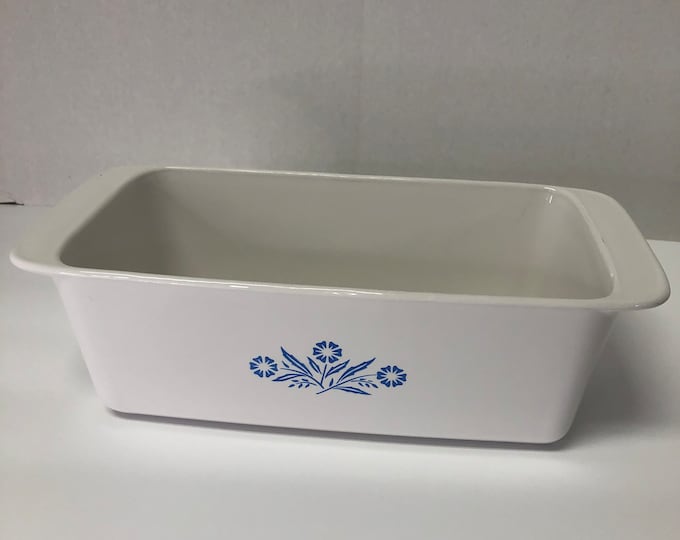 Corning Ware/ P315B/ Blue Cornflower/ Loaf Pan/ 9x 5x3 Baking Pan Etsy