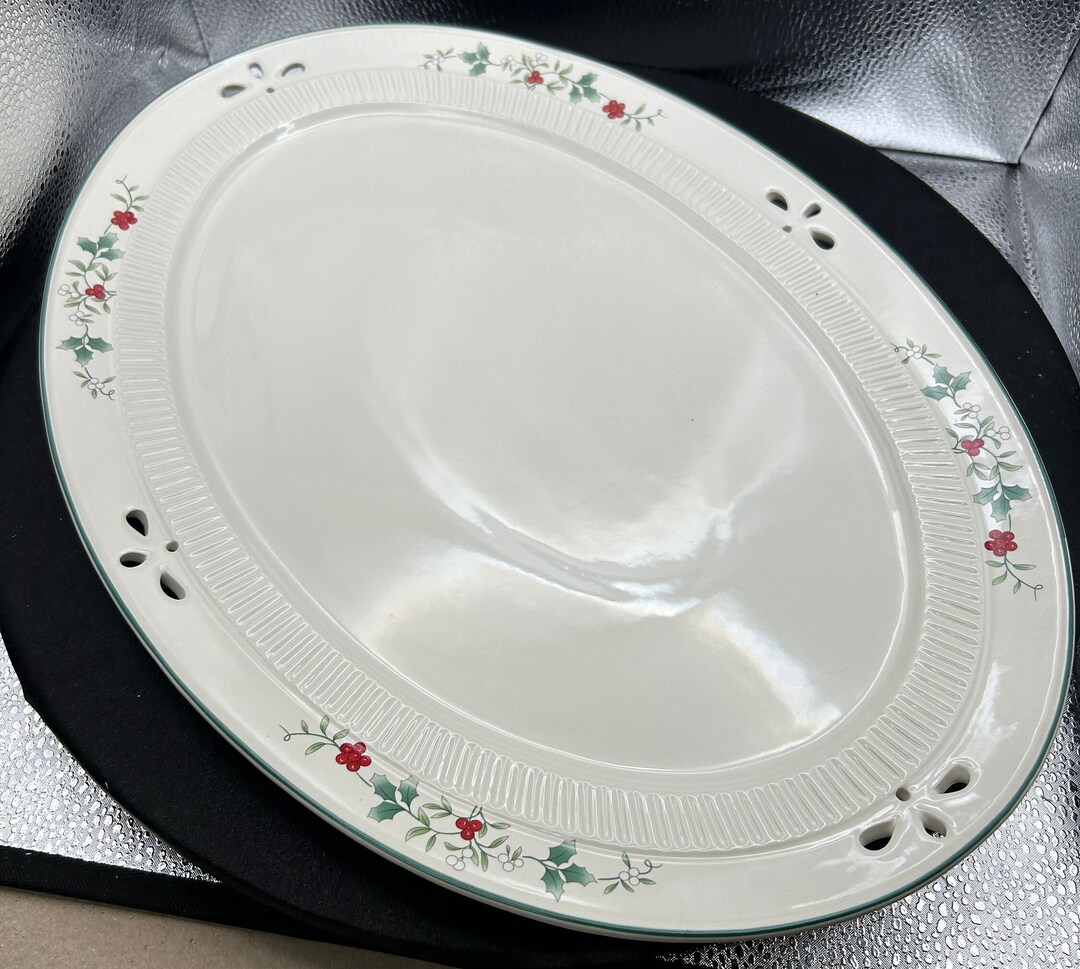 Pfaltzgraff/ Winterberry Oval Platter/ Oval Platter/ Platter Etsy
