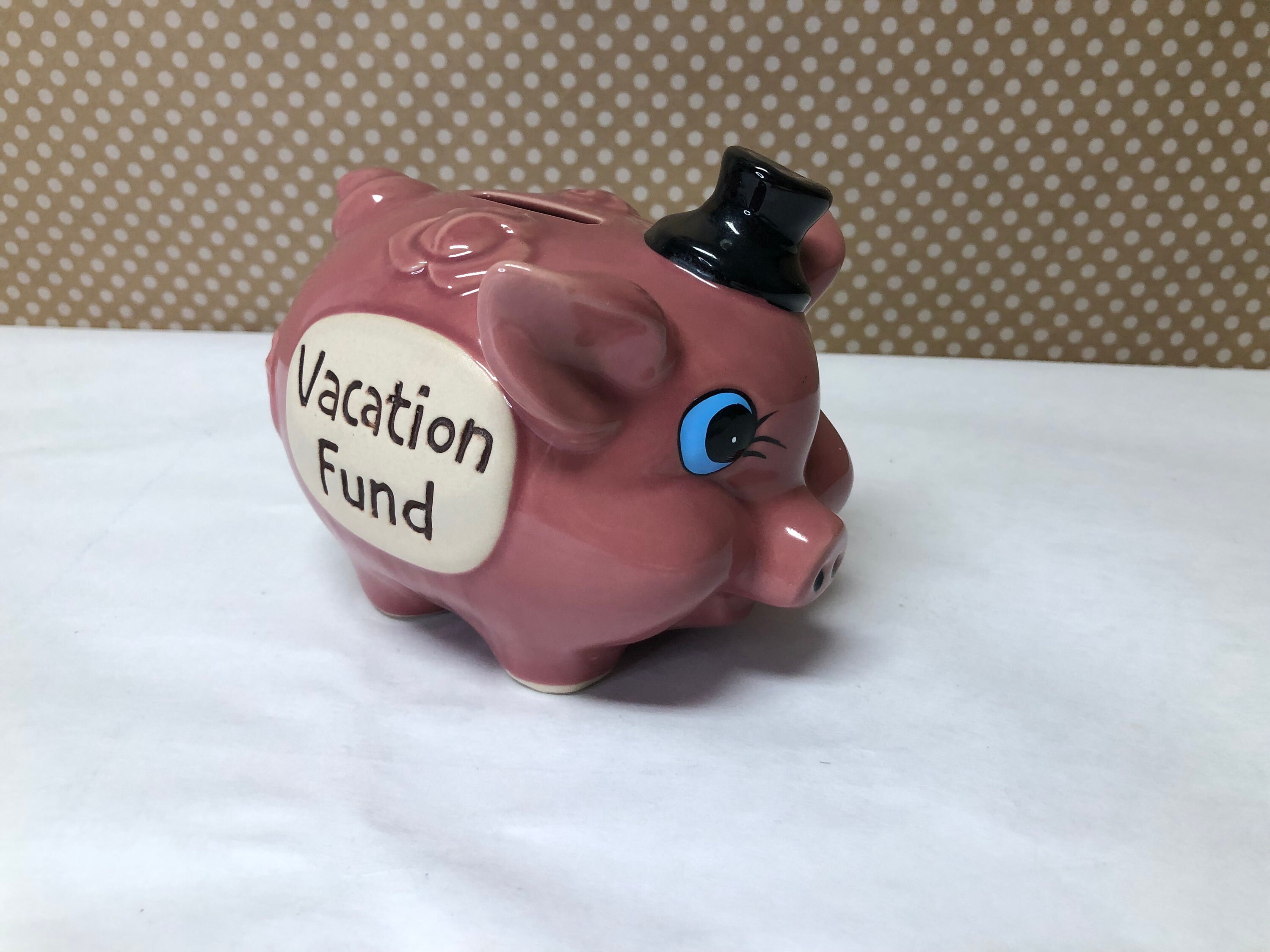 Vacation Fund Piggy bank/ Piggy Bank Etsy