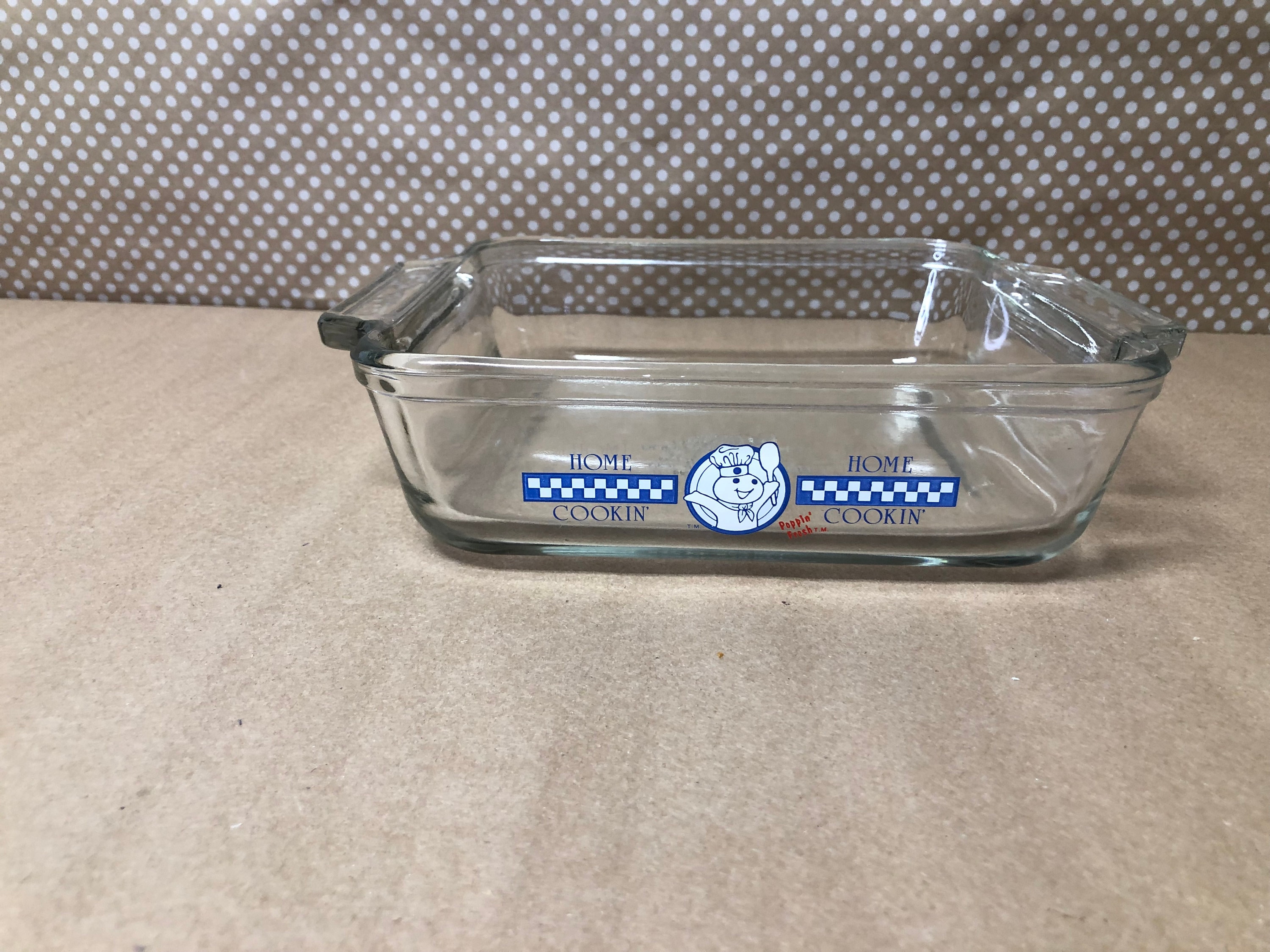 Anchor Ovenware square Baking Dish 8x8x2.25 Inch 2 Qt home Cookin Pillsbury Poppin Fresh Dough Boy Square Baking Dish Etsy Canada