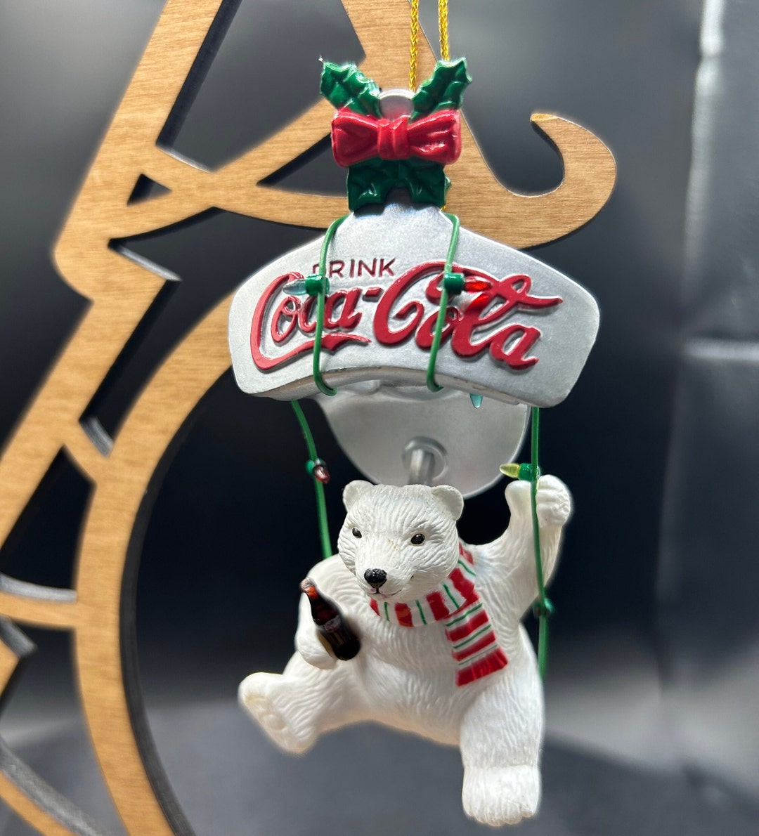 Cocacola Polar Bear Collection Ornament/ Polar Bear Ornament/ Ornament