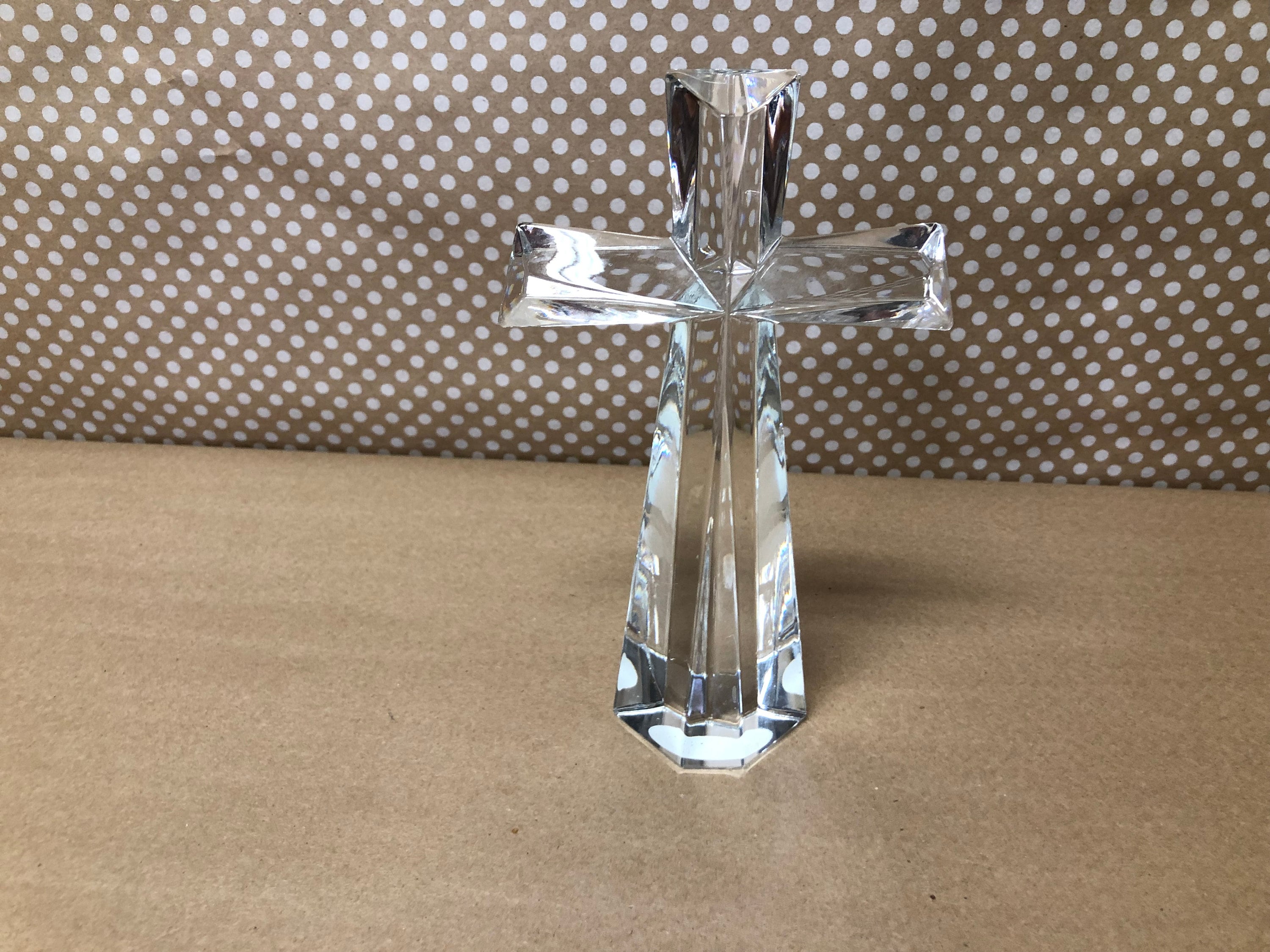 Fine Bohemian Crystal Cross/24 Lead Crystal Cross/ Lead Etsy