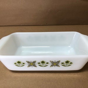 Anchor Hocking Fire King/ 441/ 1 Qt/ Meadow Green/ Loaf Pan