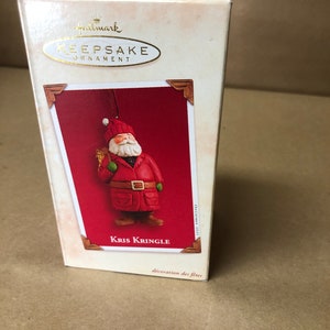 Hallmark Keepsake Ornament/Kris Kringle/Santa ornament/Ornament