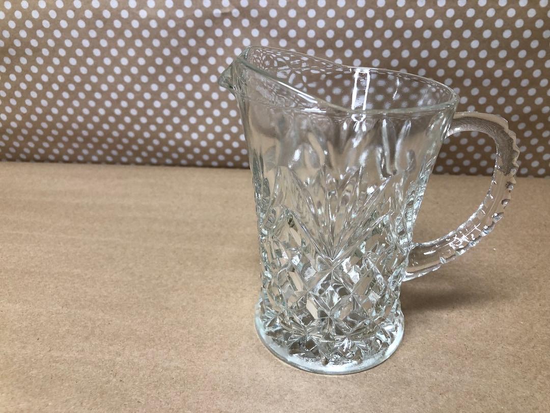Anchor Hocking /prescut /clear Pitcher/ Pitcher - Etsy