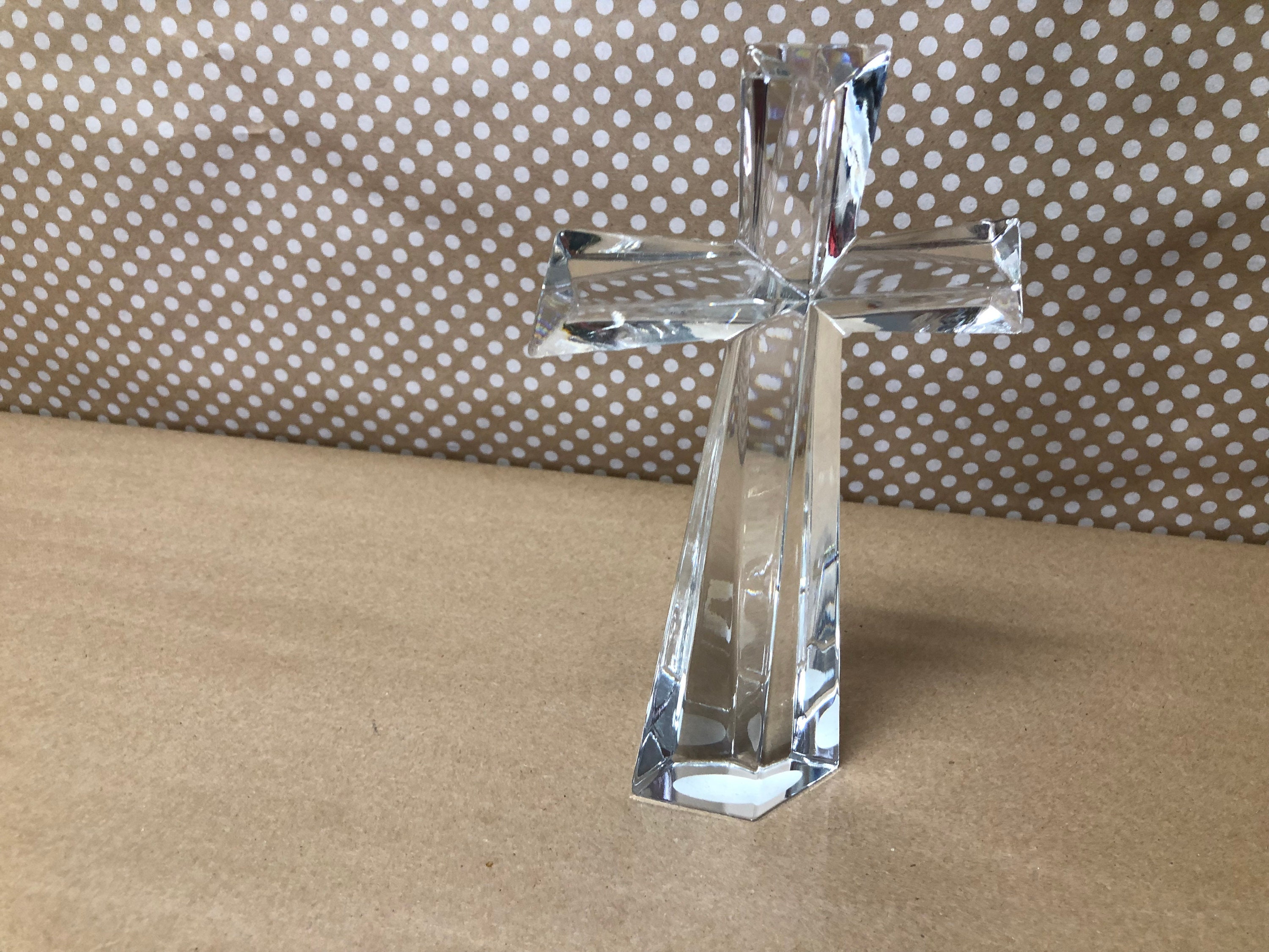 Fine Bohemian Crystal Cross/24 Lead Crystal Cross/ Lead Etsy