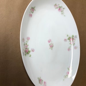 Austria Hub China /pink floral pattern / Large Platter