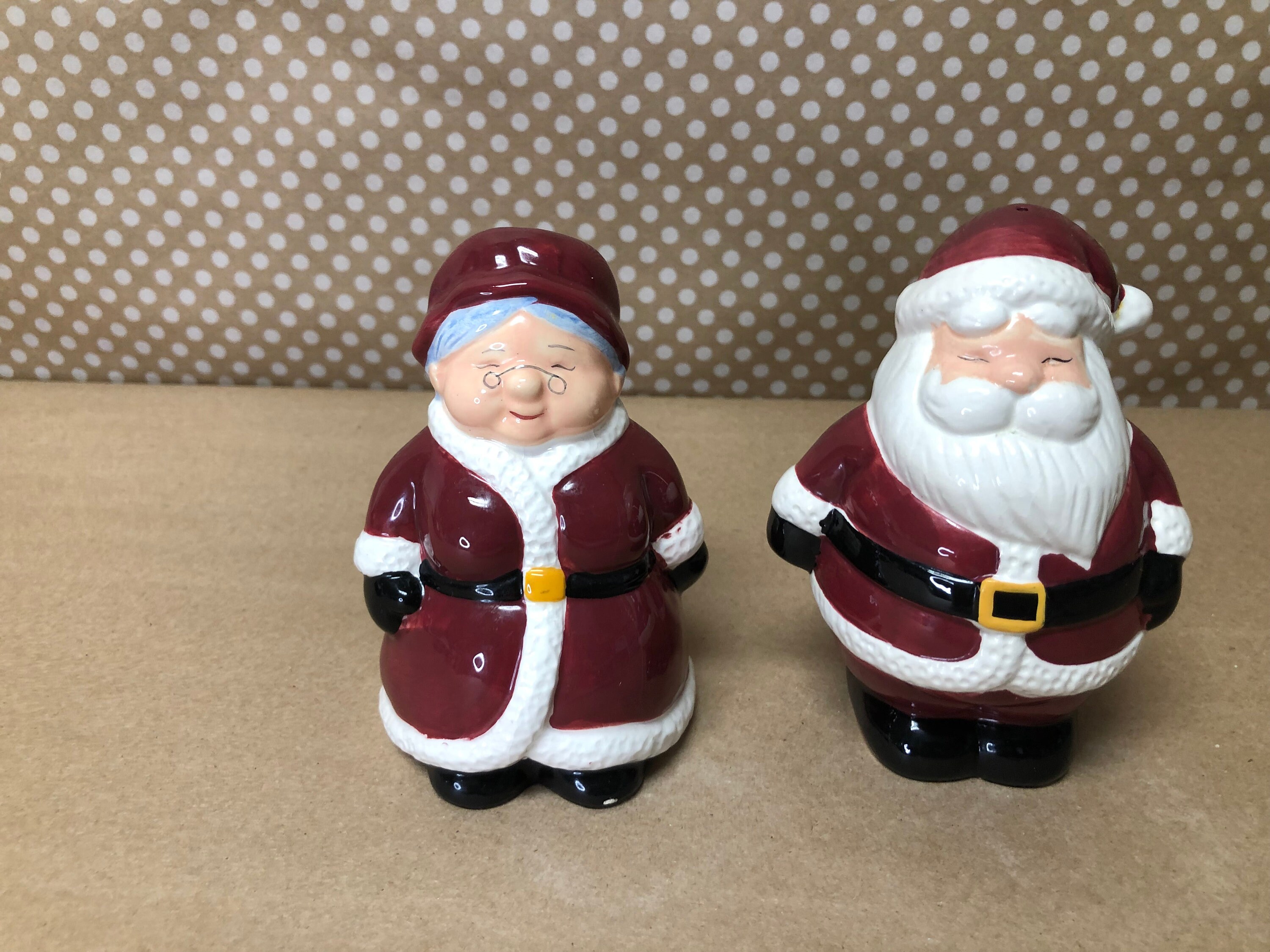 Publix Santa and Mrs. Claus Salt &Pepper Shakers/ Santa and Etsy