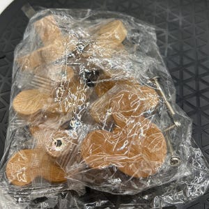 6 Pc. Wooden Mickey Mouse Knobs/ Mickey Mouse knobs