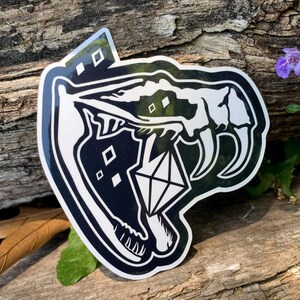 Viper Skull Sticker - Gratis verzending