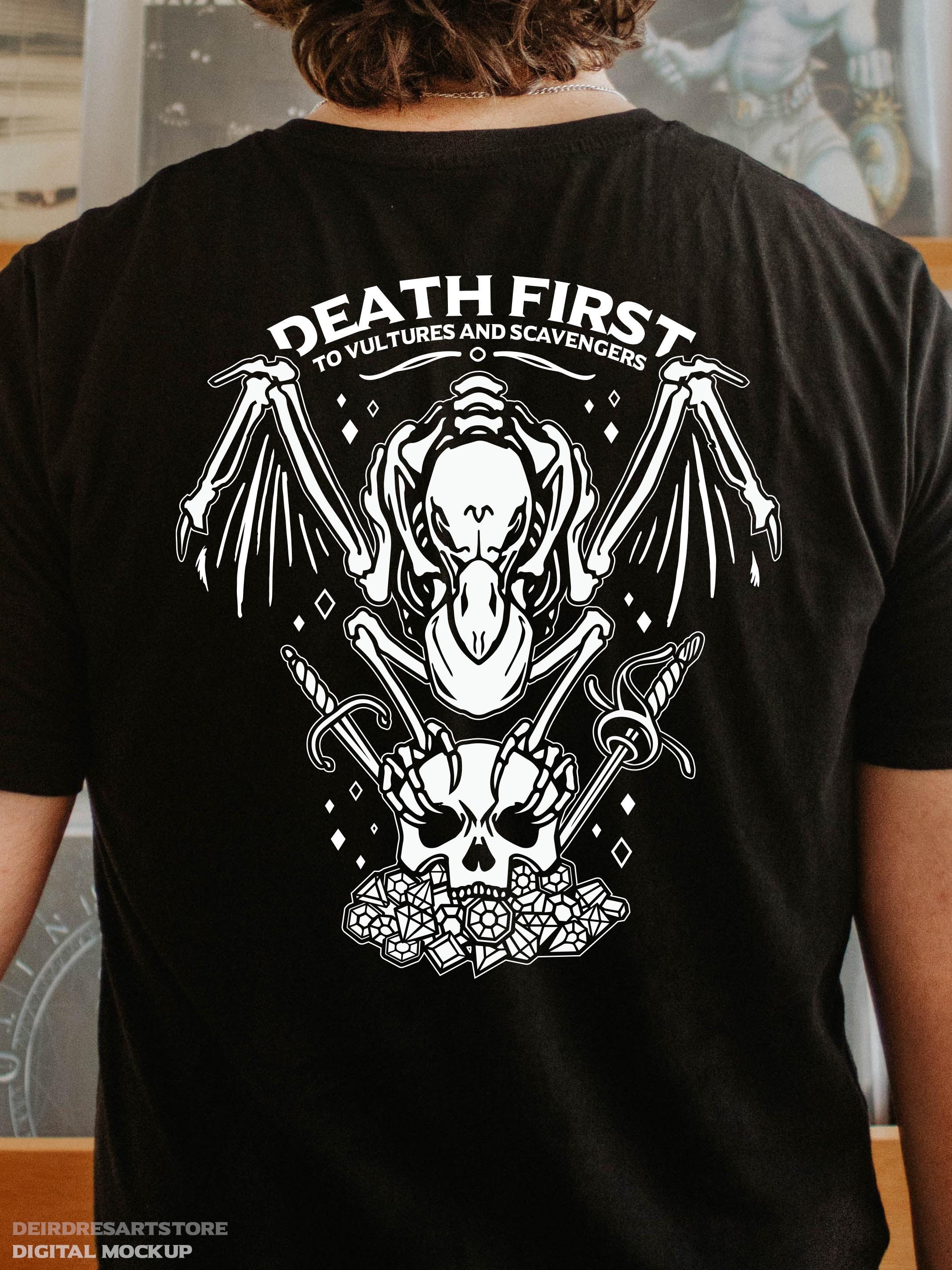 Death First to Vultures and Scavengers Tee