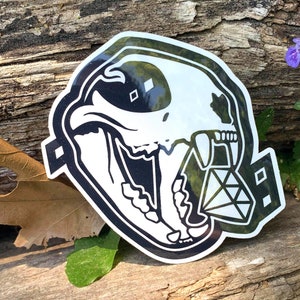Feline Skull Sticker - Gratis verzending