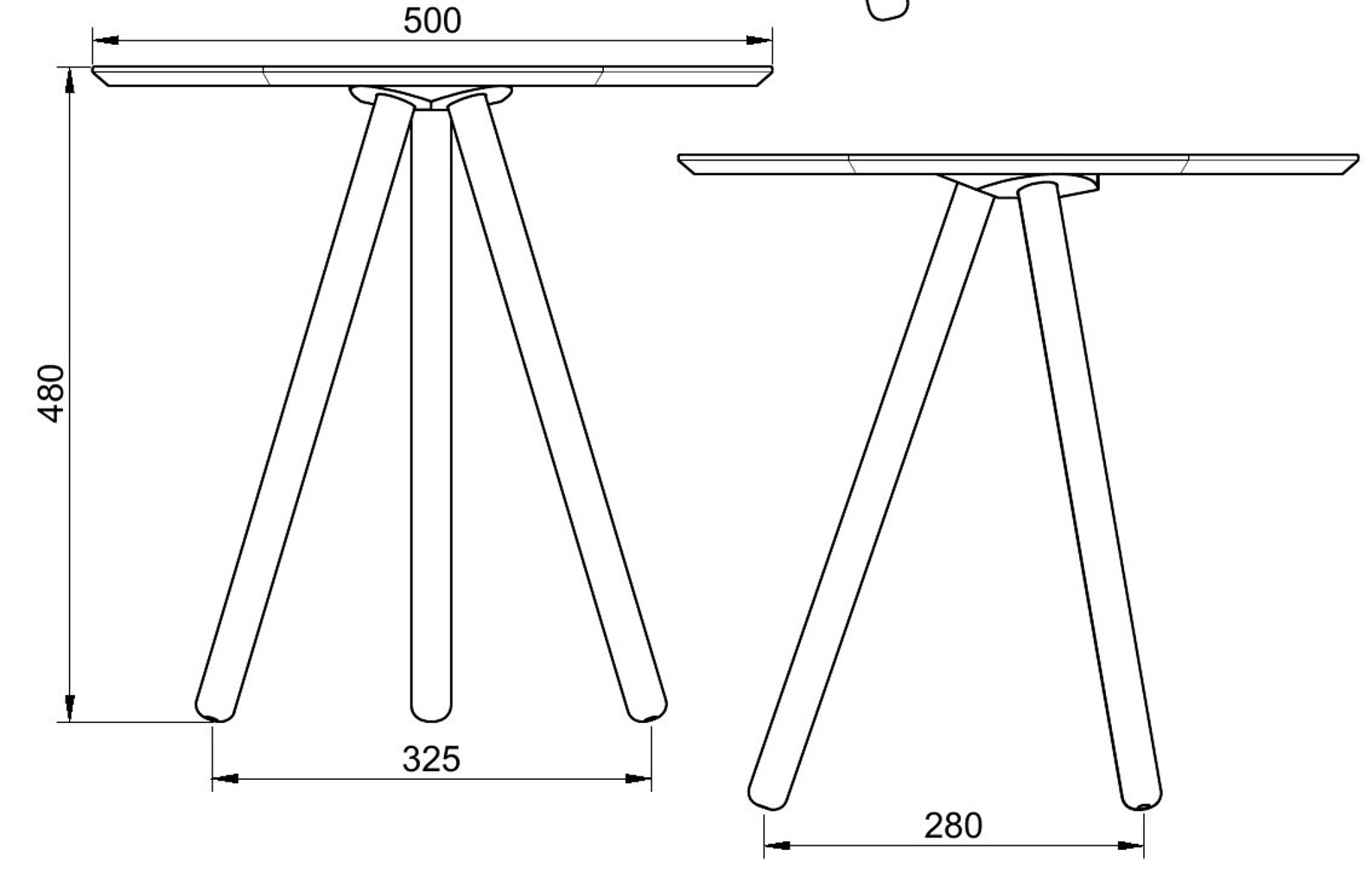MDF Wood Coffee Table Lounge Sofa Side Table With Wood Legs Etsy