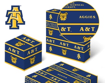 NCAT Gift Wrapping Paper  (North Carolina A and T University)