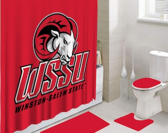 WSSU Shower Curtain (Winston-Salem State University)
