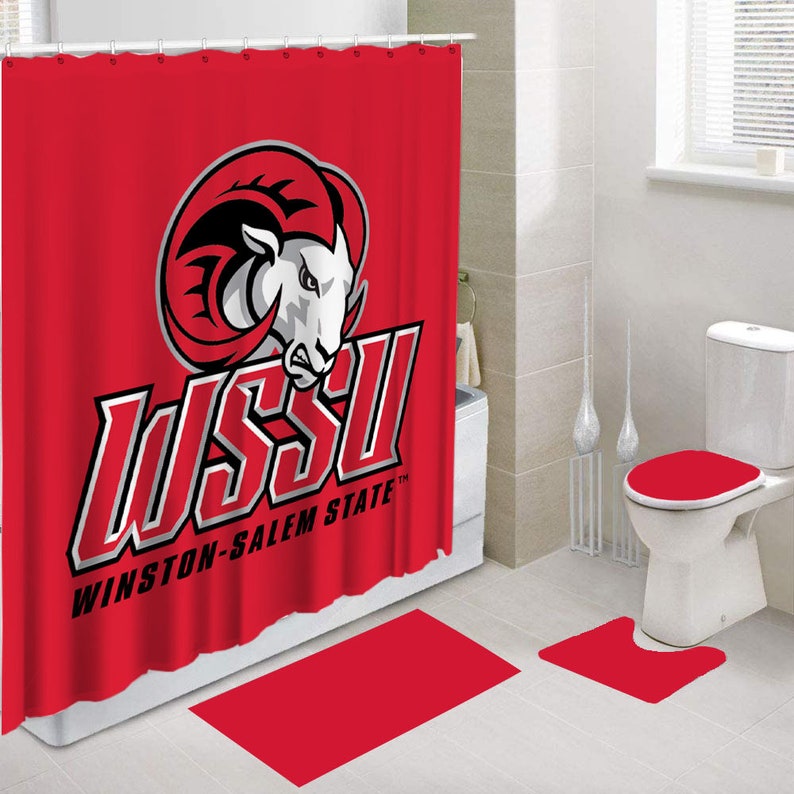 WSSU Shower Curtain winstonsalem State University Etsy