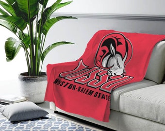 Winston-Salem Throw Blanket (Winston-Salem State University)