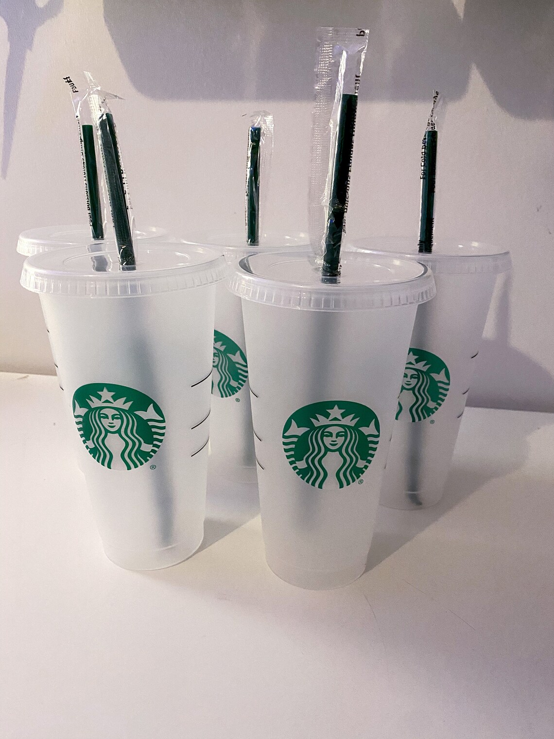 Plain Starbucks Cups Venti Size 15 PACK Bulk Cold Drink Etsy