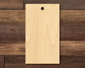 Basic Rectangle Hang Tag, Sets of 25