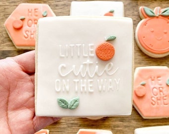 Little Cutie Embosser Stamp | Cookies | Cupcakes | Cookie Embosser |Cookie Stamp| Fondant Embosser Stamp | Debosser