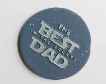 Best Dad Cookie Embosser| Best Dad Cupcake Topper | Cookie Stamp| Fondant Embosser| Fondant Cookie Stamp| Fathers Day Embosser Cookie Stamp
