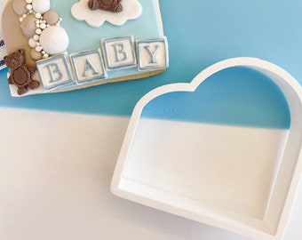 3.5 inch Double Arch Cookie Cutter | Fondant Cookie Cutter| 3D Cookie Cutter|  Rainbow Cookie Cutter