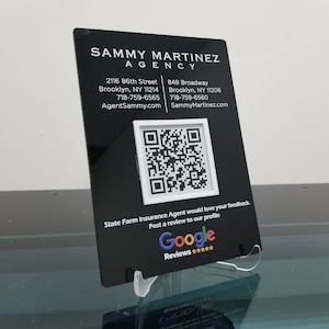 Google Review QR-code weergaveteken | CashApp QR-codeweergave | Sociale media QR-code weergaveteken