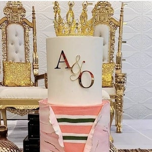 Dije de inicial de boda / Dije de pastel con letras / Dijes de pastel personalizados / Letras de acrílico para pastel / Dije de pastel de acrílico / Dije de pastel con números
