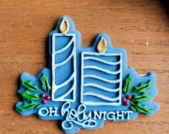 Oh Holy Night Christmas Fondant Stempel | Kerst kerststal Fondant Stempel | Fondant Embosser| Koekje Debosser| Koekjessnijder| Cupcake Stempel