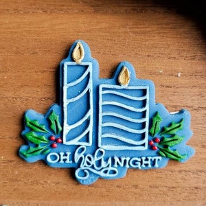 Oh Holy Night Christmas Fondant Stamp |Christmas Nativity Fondant Stamp | Fondant Embosser| Cookie Debosser| Cookie Cutter| Cupcake Stamp