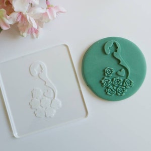 Baby Embosser Fondant Stamp| Cookie Embosser| Baby Shower Cookie Embosser| Acrylic Embosser| Cookie Embosser| Gender Reveal Cookie Stamp