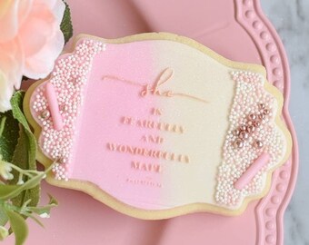 Mother Fondant Debosser |Mothers Day Fondant Stamp| Cupcake Embosser| Fondant Embosser| Cookie Debosser| Reverse Stamp|  Cookie Embosser