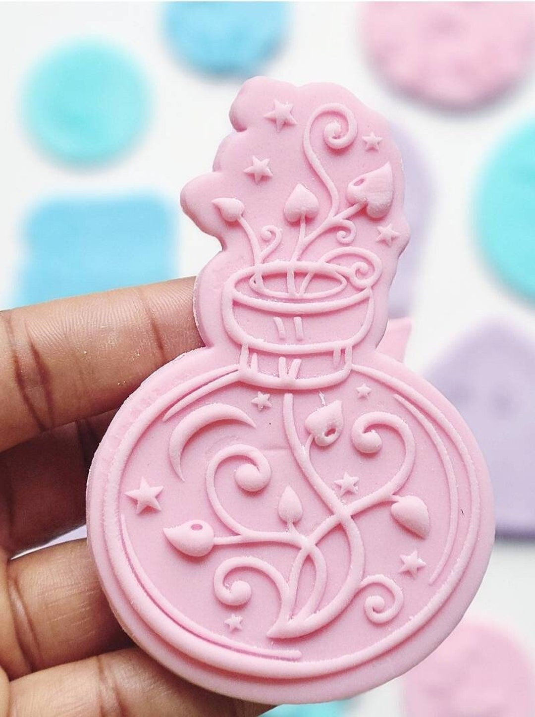 Magic Potion Embosser Cookie Embosser Cupcake Embosser Fairy Fondant