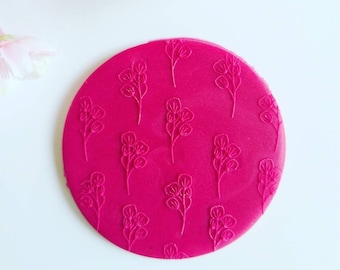 Bloem patroon embosser| Cookie Embosser| Bruiloft Debosser| Fondant stempel| Koekjesstempel| Cupcake Embosser| Cookie Embosser| Fondant Koekje