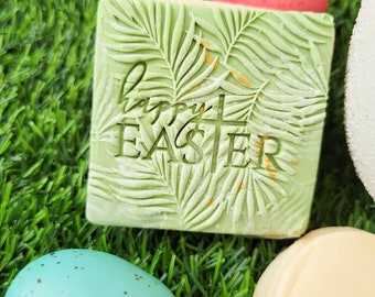 Easter Fondant Stamp | Happy Easter Stamp | Cupcake Embosser| Fondant Embosser| Cookie Debosser| Reverse Stamp| Easter Fondant Embosser