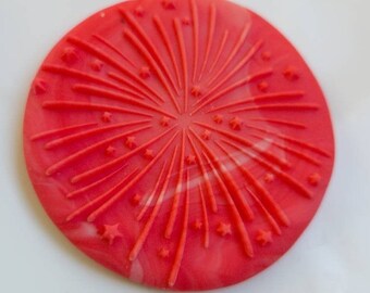 Fireworks Embosser Fondant| Cookie Embosser| Fondant Cookie Stamp| 4th of July Cookie Enbosser| Custom Cookie Embosser| Fondant Stamp