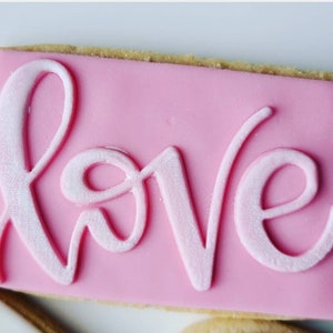 Custom Wedding Embosser| Love Cookie Embosser| Fondant Embosser| Cookie Debosser| Cookie Stamp| Fondant Cookie Stamp| Miss to Mrs