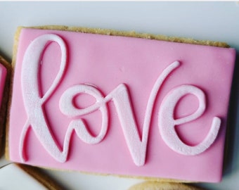 Custom Wedding Embosser| Love Cookie Embosser| Fondant Embosser| Cookie Debosser| Cookie Stamp| Fondant Cookie Stamp| Miss to Mrs